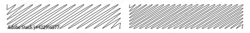 Fototapeta Naklejka Na Ścianę i Meble -  Squiggle, scrawl, curvy lines rectangular element vector illustration