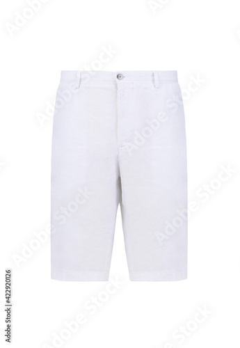 White jeans shorts