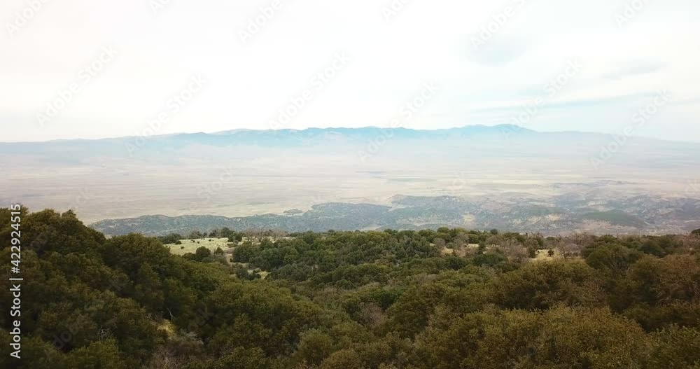 Kern County Aerial Drone Tehachapi Mountains