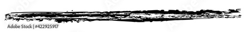 Textured, grungy brush, brushstroke design element