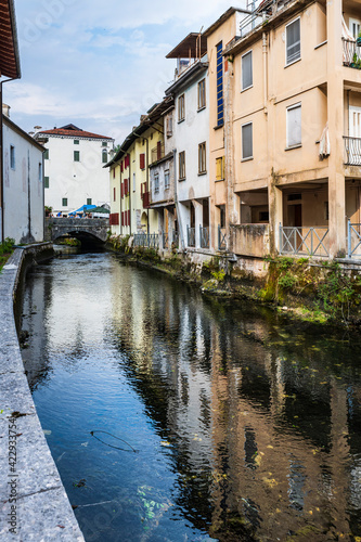 Typical views of the village of Polcenigo. At the source of the Livenza