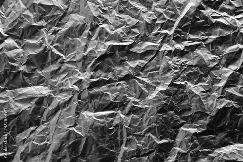 crinkle aluminium foil, dark silver foil 
