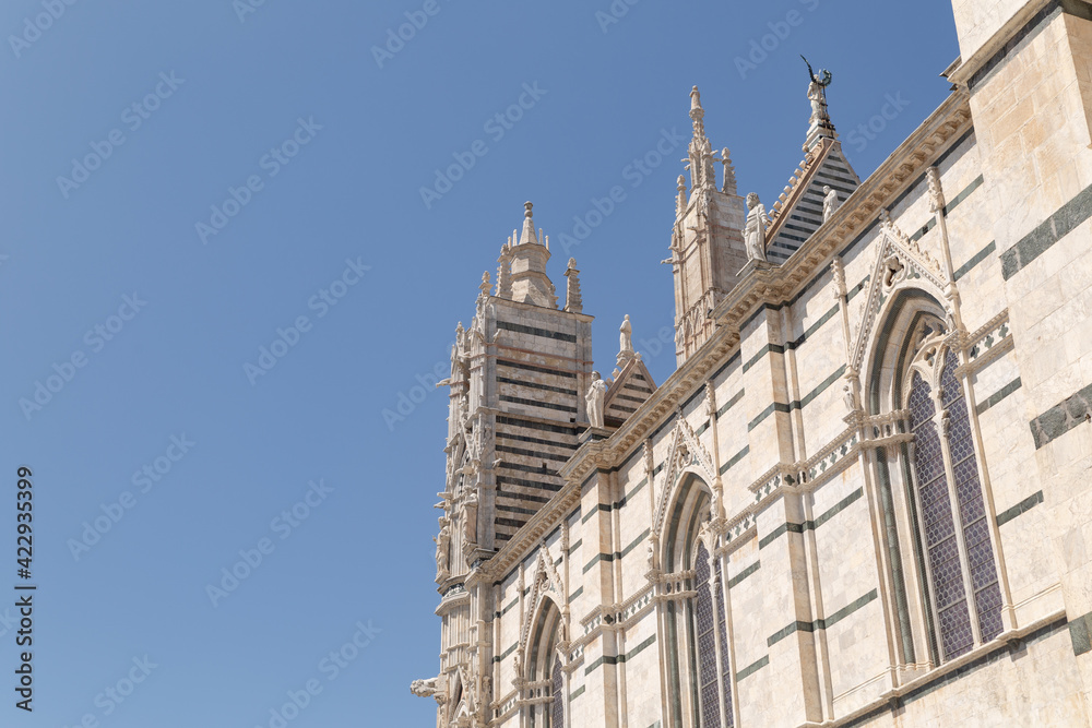 Siena Cathedral is a medieval church in Siena, Italy