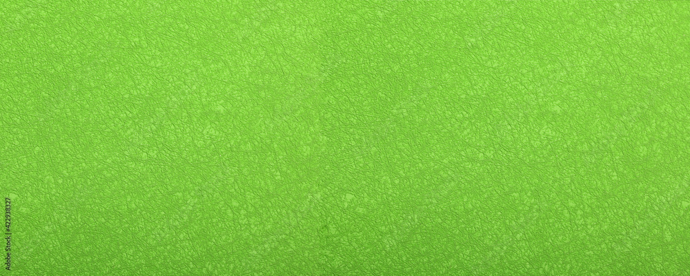 Clean green leather fullframe texture. High resolution. Empty color leatherette closeup macro background Clean green leather fullframe texture. High resolution. Empty color leatherette closeup macro background