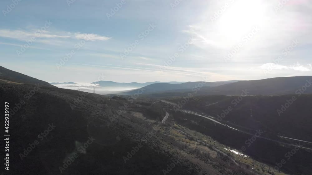 4k Overhead aerial top view over car travelling on road 4k Overhead aerial top view over car travelling on road
