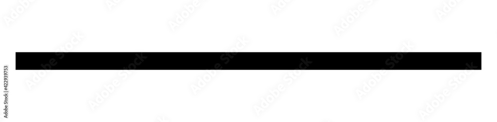 Straight line, stripe series from thin to thick