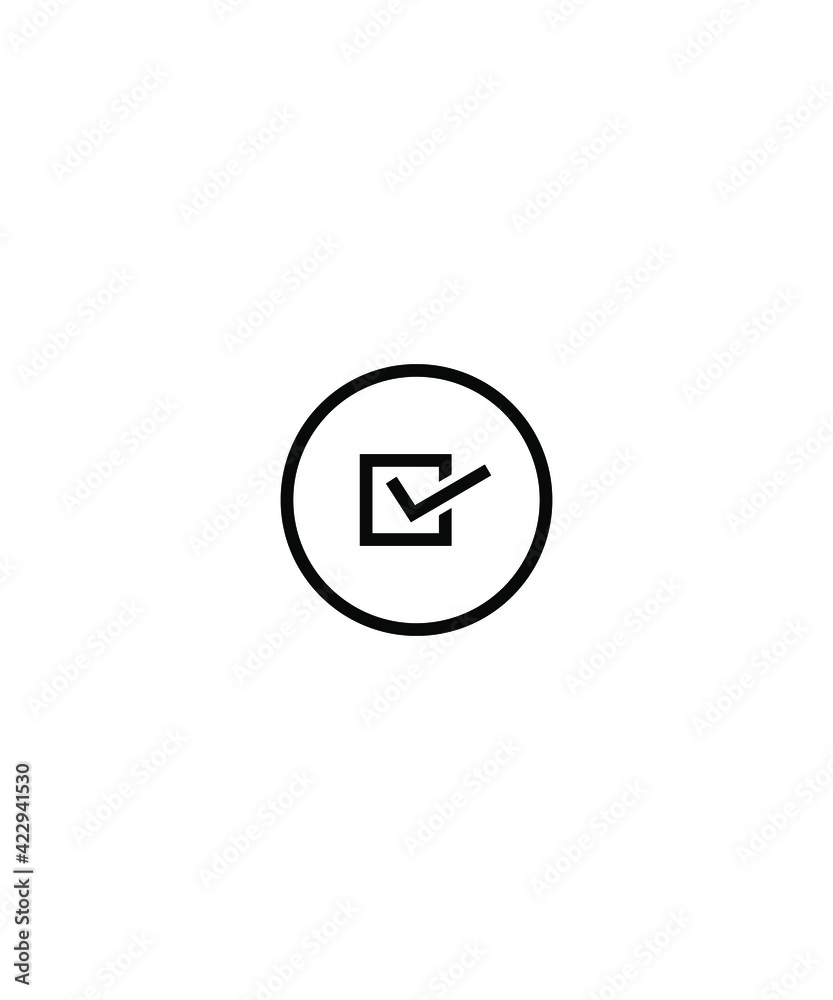 check mark icon,vector best line icon. check mark icon,vector best line icon.