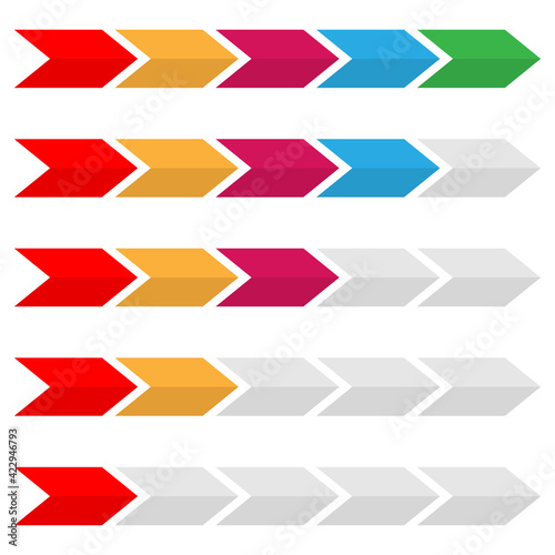 Loader, preloader, progress bar vector element