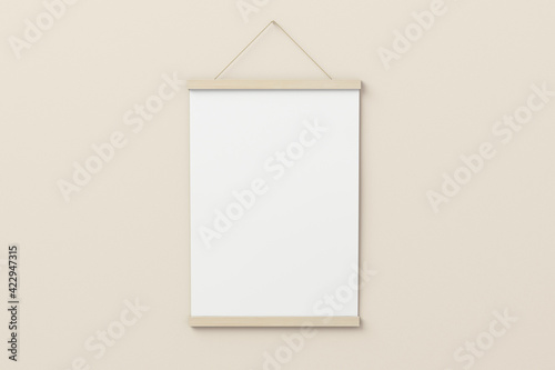 blank frame on wall