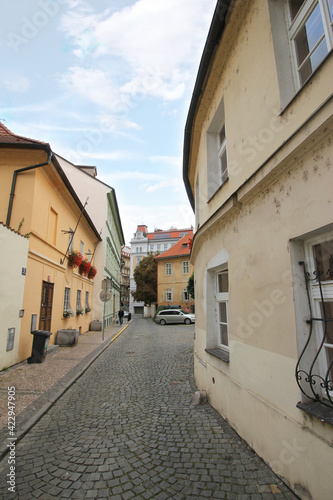 Fototapeta Naklejka Na Ścianę i Meble -  Prague city Beautiful streets of the old town
