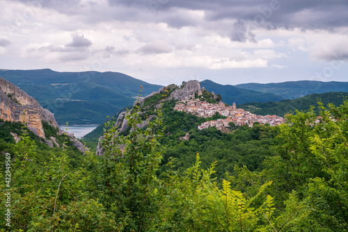 View of Pennadomo  Chieti  Abruzzo  Italy