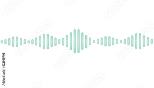 Sound voice amplitude. vector illustration