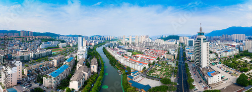 Urban scenery of Ningde City, Fujian Province, China