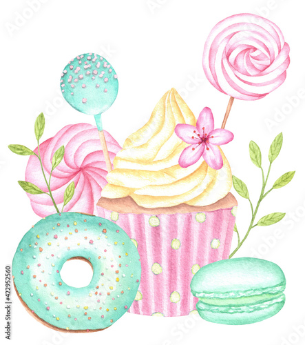 Sweet Composition Illustration