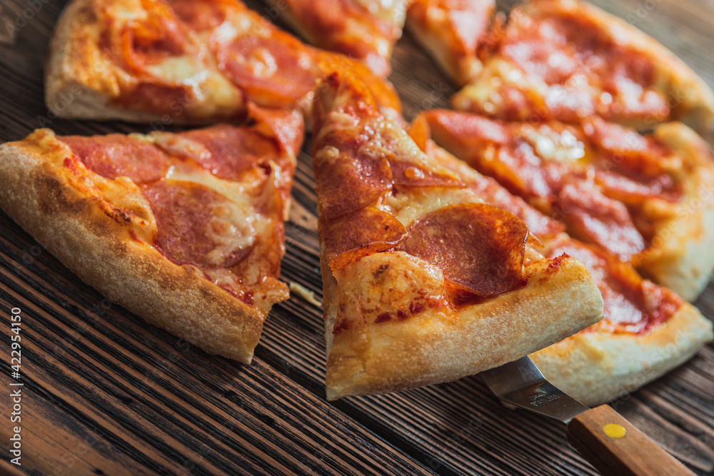 Pizza delicious and fast food Pizza delicious and fast food