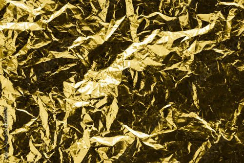Wrinkle or crinkle aluminium foil, Gold silver foil 