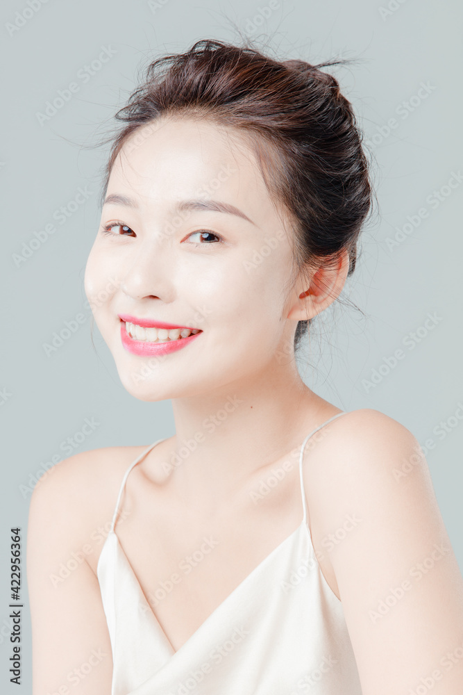 Portrait Of Beautiful Woman in Studio