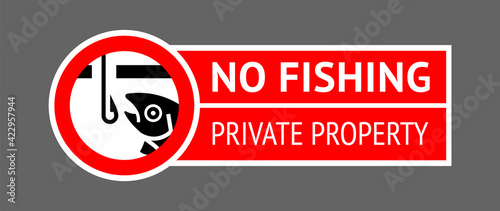 Label No ice fishing
