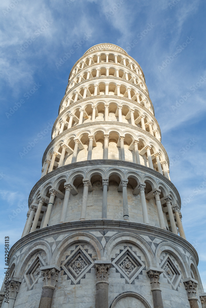 The Leaning Tower of Pisa, tourists travel