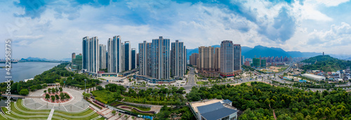 Urban scenery of Ningde City  Fujian Province  China