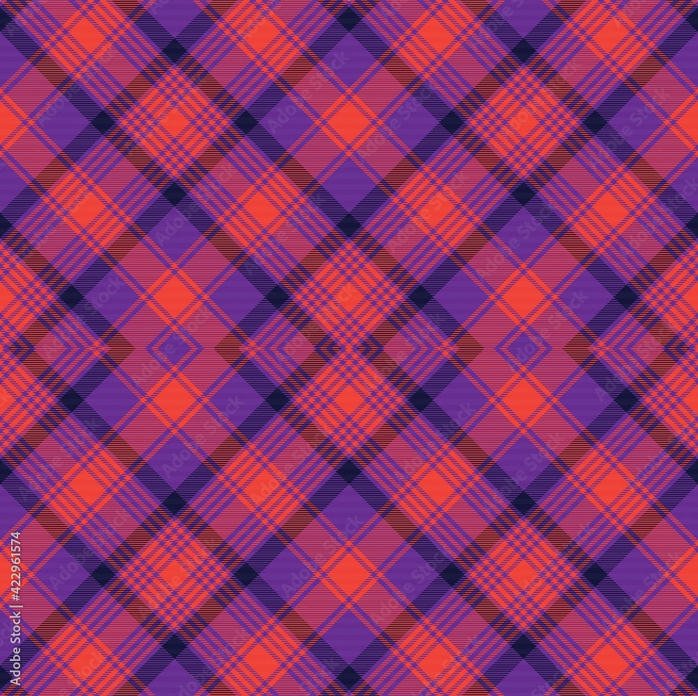 Purple Argyle Plaid Tartan textured Seamless Pattern Design Purple Argyle Plaid Tartan textured Seamless Pattern Design