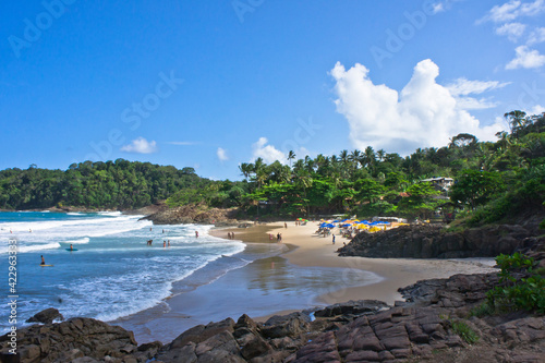 Itacare, Tropical beach view, Bahia, Brazil, South America