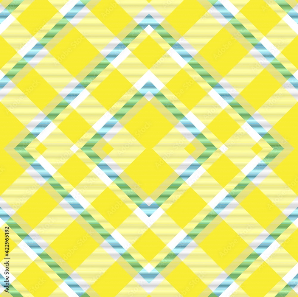 Yellow Argyle Plaid Tartan textured Seamless Pattern Design Yellow Argyle Plaid Tartan textured Seamless Pattern Design