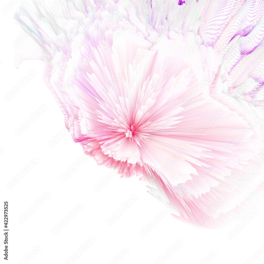 Obraz premium abstract watercolor flowers with light pink color, can be used as trendy backgrounds for wallpapers, posters, cards, invitations, websites. Modern art work