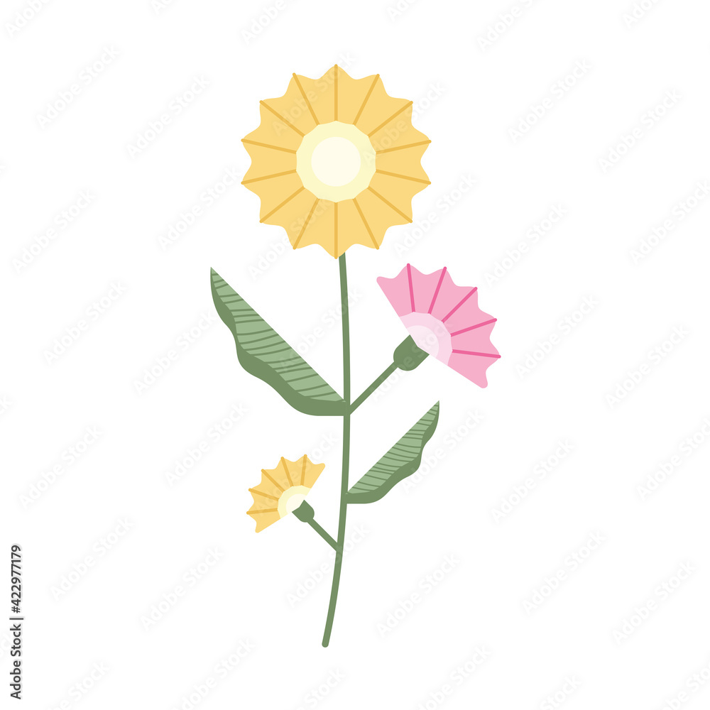 Fototapeta premium beautiful flowers garden