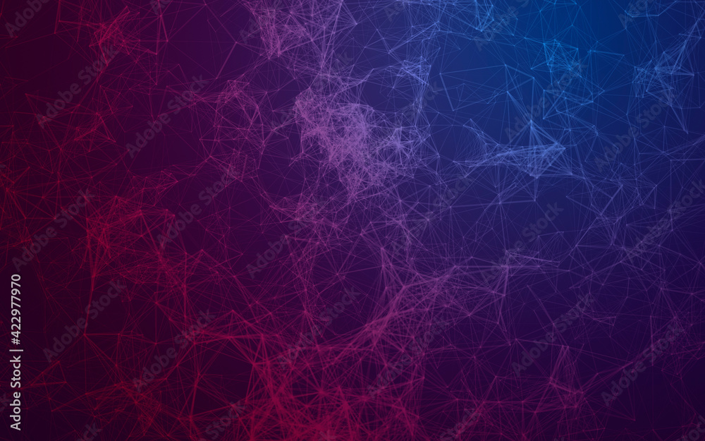 Abstract Polygon background - Lines Style