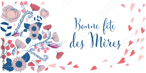french mothers day illustration