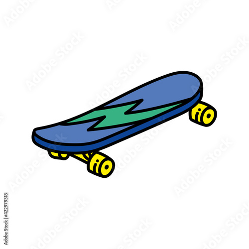 skateboard sport retro