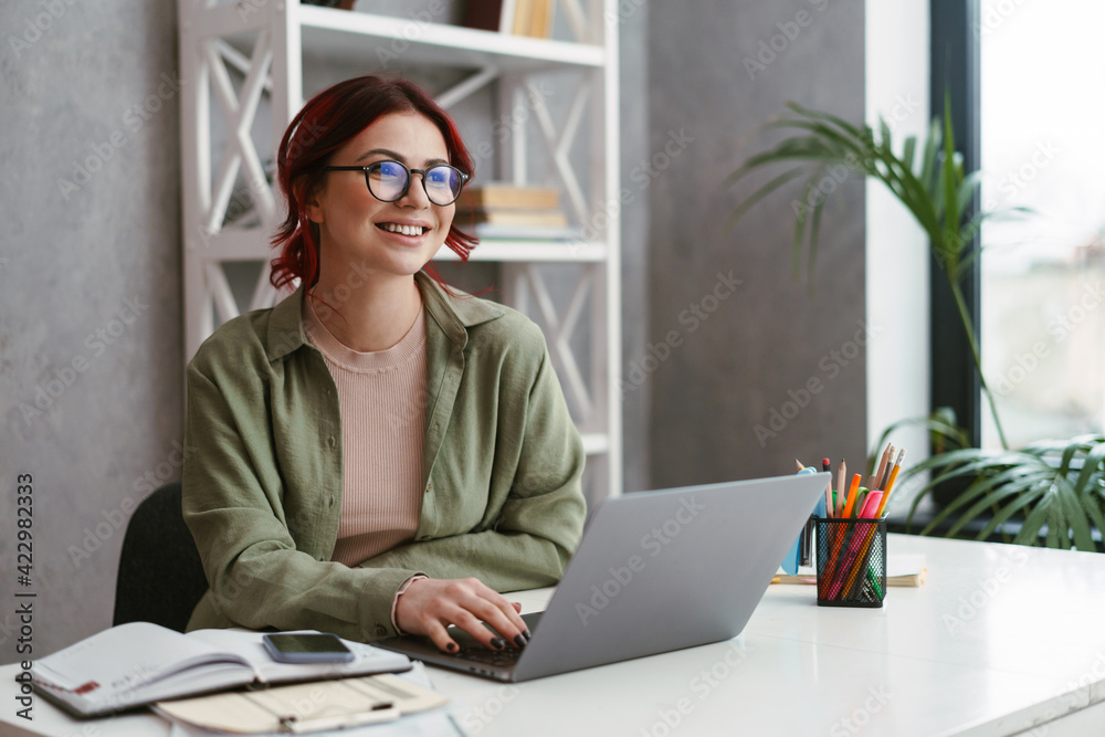 Young mid aged woman entrepreneur Young mid aged woman entrepreneur
