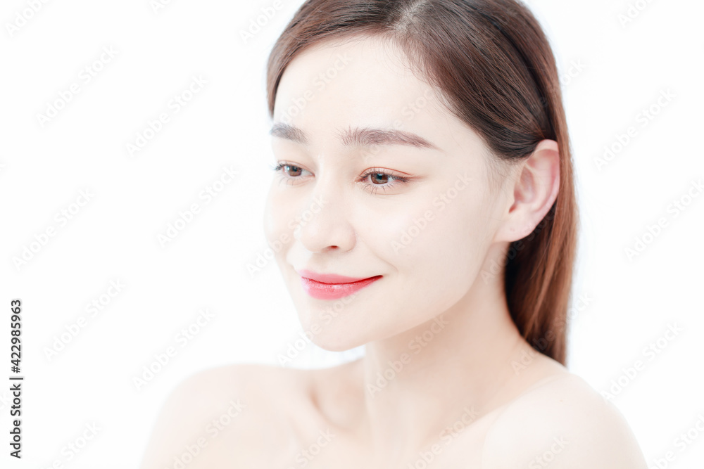 Portrait Of Beautiful Woman in Studio Portrait Of Beautiful Woman in Studio