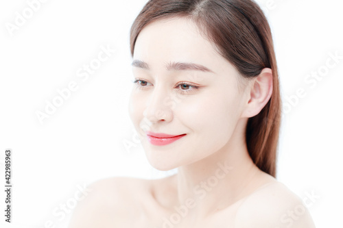 Portrait Of Beautiful Woman in Studio