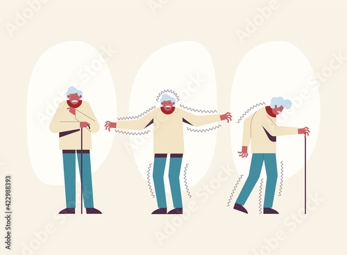 grandfathers suffering parkinson