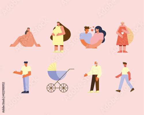 pregnancy family characters