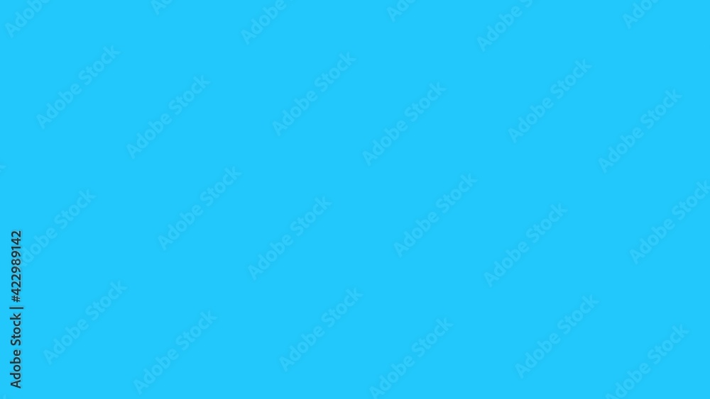 Animation of burgers group, flat design, blue screen chroma key