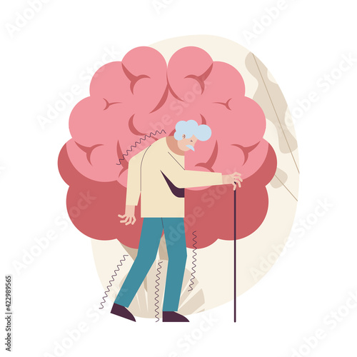 suffering parkinson brain