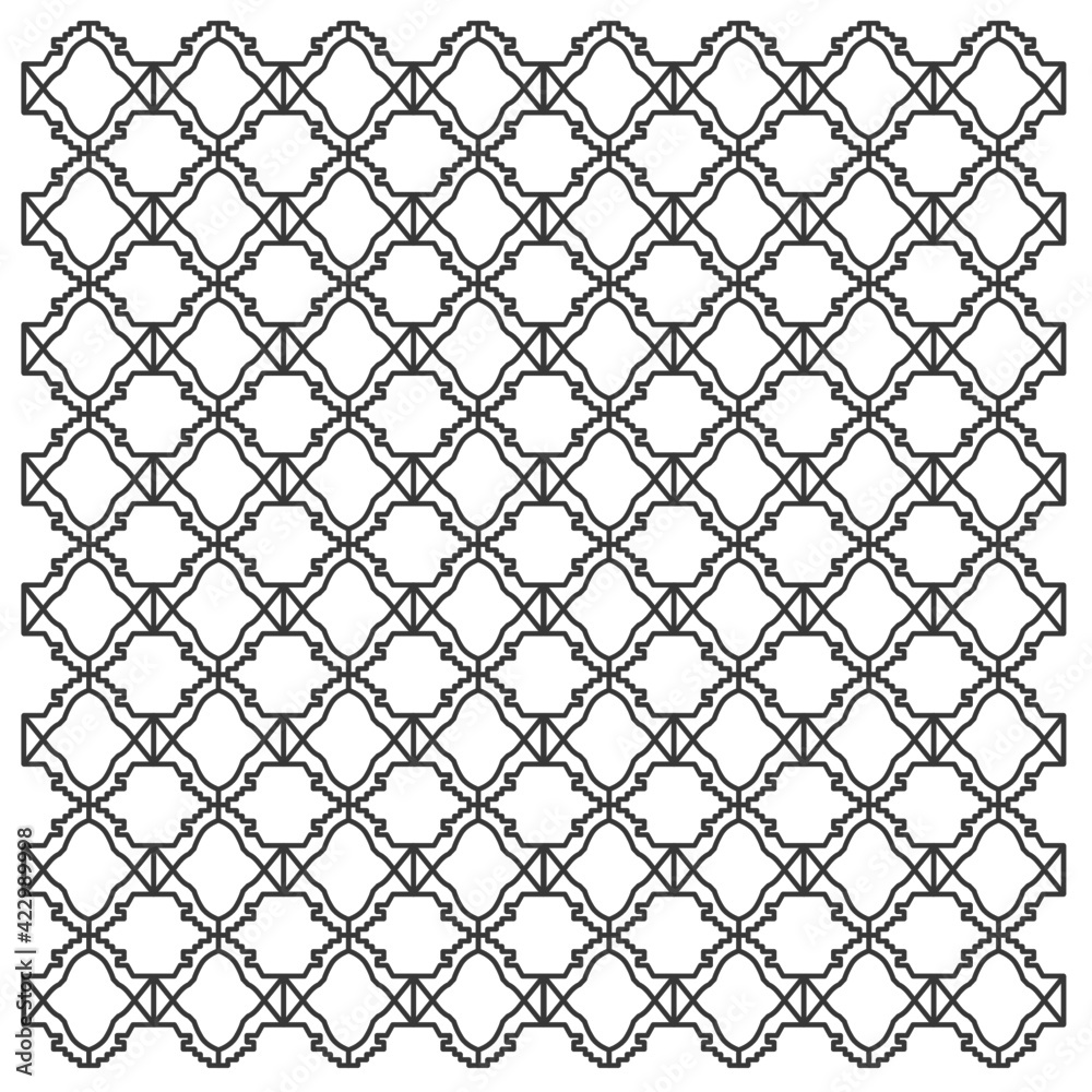 Luxury ethno design blocks, Aztecs silver Luxury ethno design blocks, Aztecs silver