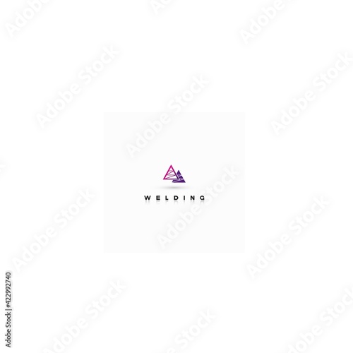 
illustration consisting of an image of a welded structure in the form of a symbol or logo