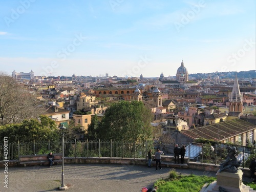 Panorama of Rome, Italy