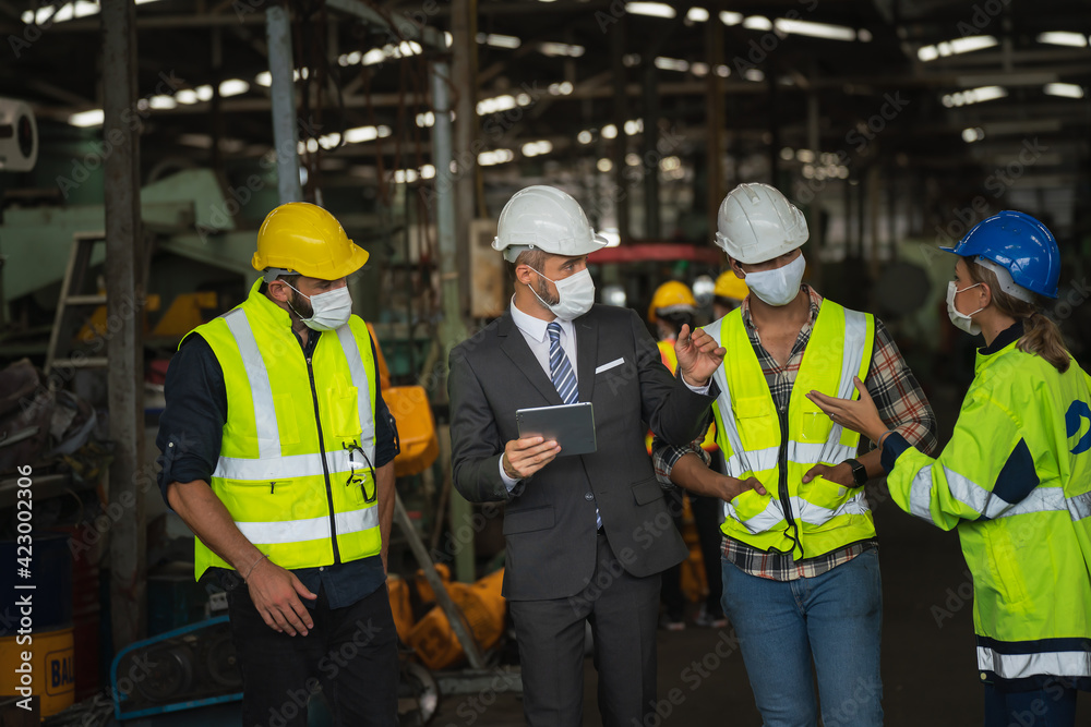 Team technician maintance standing talking manual worker. inspector man in factory industry safety service workshop solution. teamwork engineer expertise innovate. Team technician maintance standing talking manual worker. inspector man in factory industry safety service workshop solution. teamwork engineer expertise innovate.