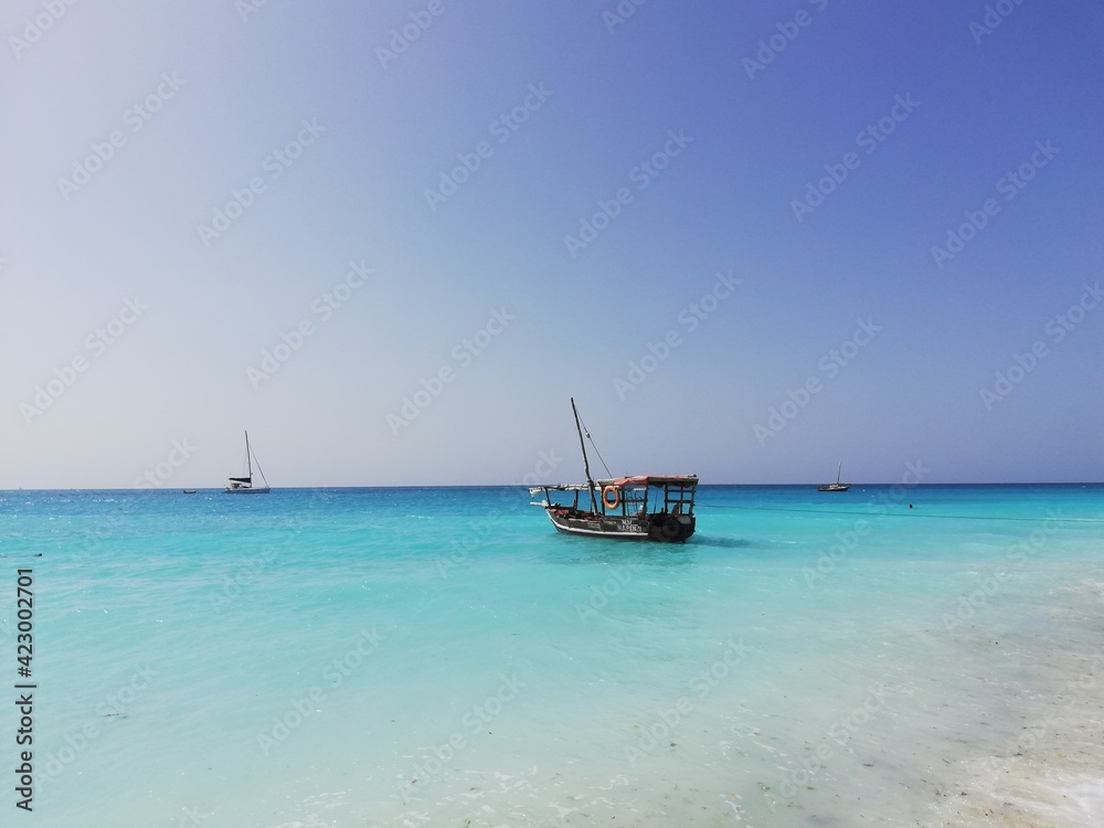 boat on the sea