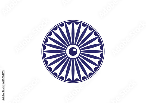 Ashoka Chakra Illustration