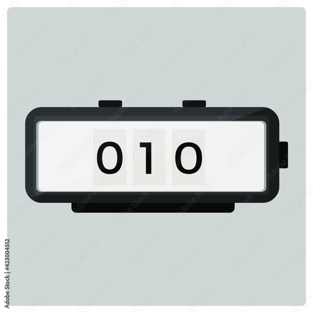 Vector illustration for Counter EPS10 Vector illustration for Counter EPS10