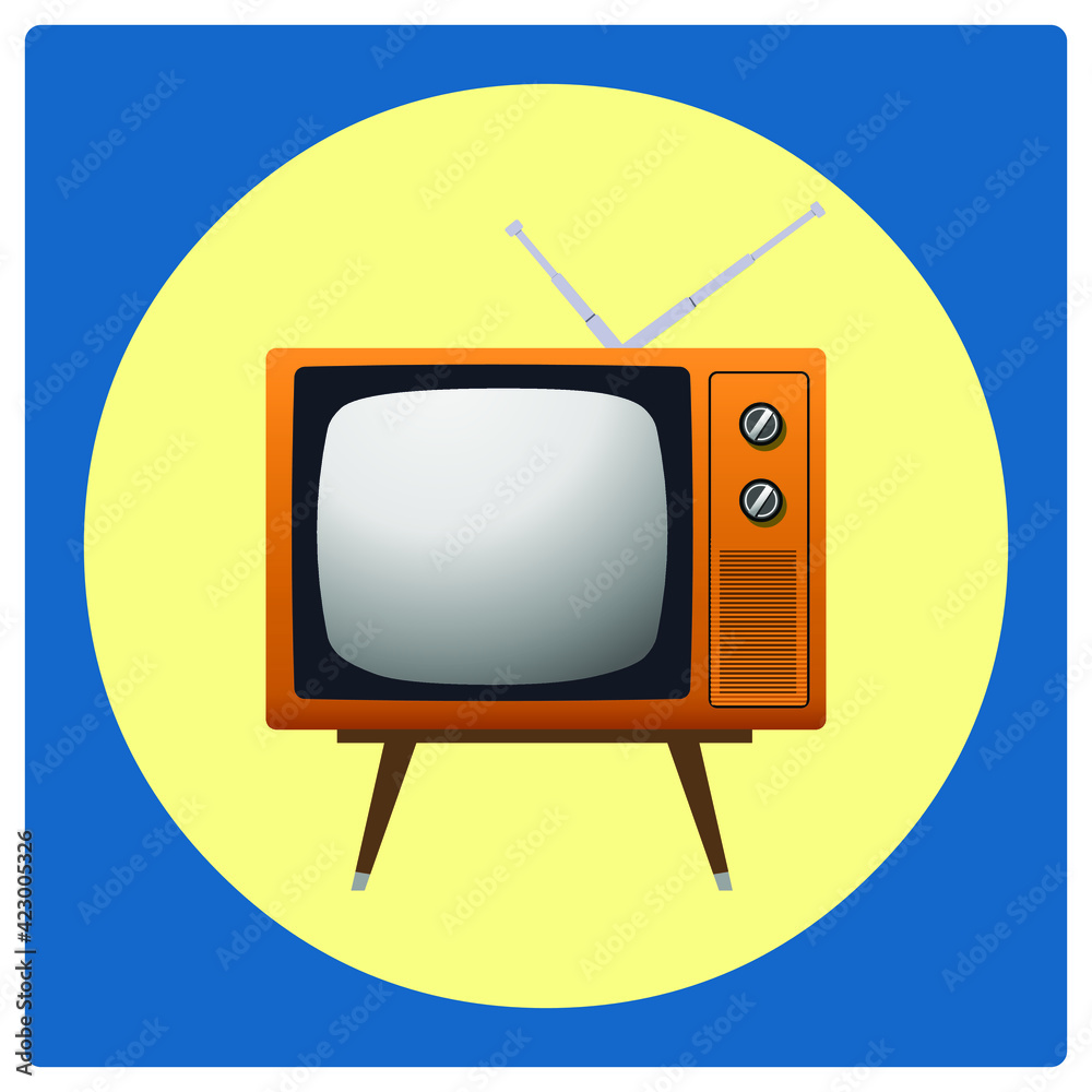Vector illustration for Old Television EPS10