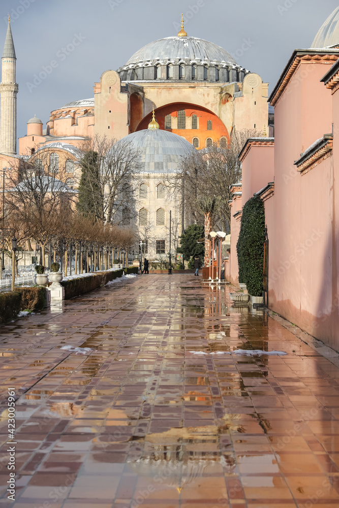 Hagia Sophia in Sultanahmet, Istanbul, Turkey