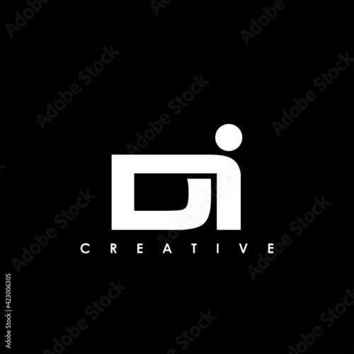 DI Letter Initial Logo Design Template Vector Illustration photo