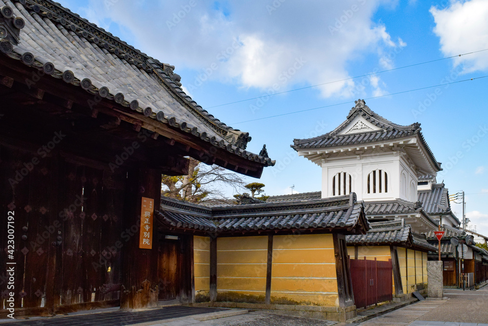 富田林の歴史地区の日本家屋 富田林の歴史地区の日本家屋